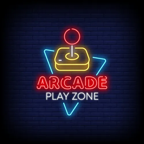 Arcade Play Zone Neon Sign - Webcam Covers Now