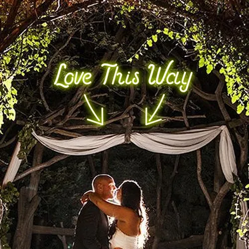 Love This Way Neon Sign - Webcam Covers Now