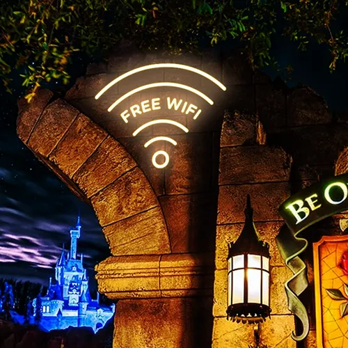 Free Wifi Neon Sign - Webcam Covers Now