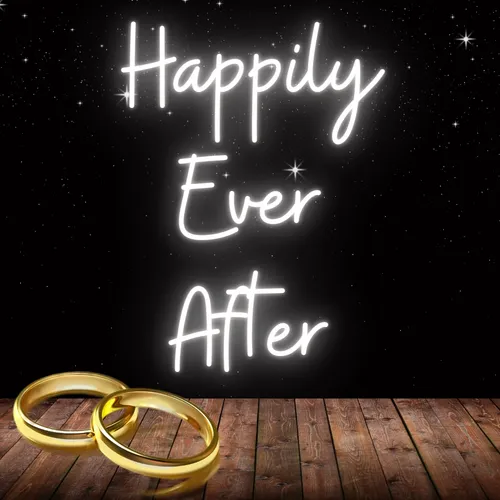 Happily Ever After Neon Sign - Webcam Covers Now