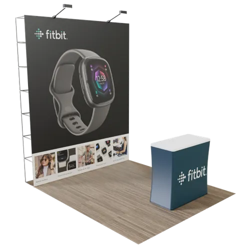 Custom Pop Up Trade Show Display 8' x 8' (ft) - Webcam Covers Now