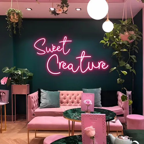 Sweet Creature Neon Sign - Webcam Covers Now