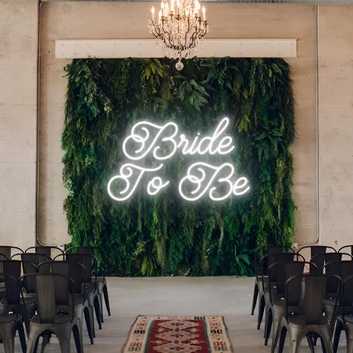 Bride To Be LED Neon Sign - Webcam Covers Now