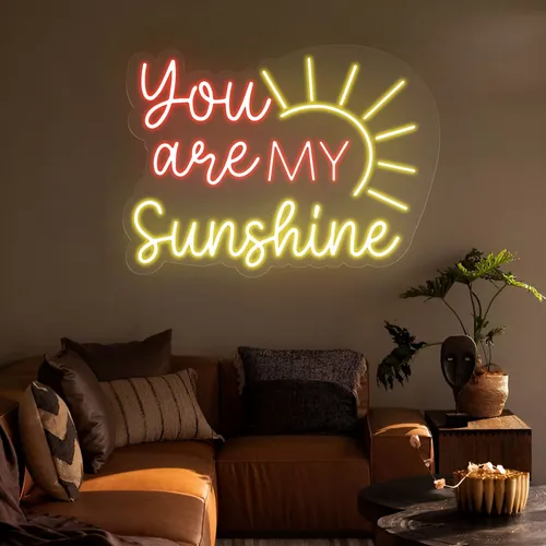 You Are My Sunshine Neon Sign - Webcam Covers Now