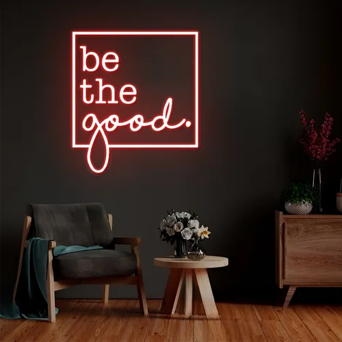 Be the Good Neon Sign - Webcam Covers Now