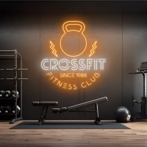 Gym Neon Signs - Webcam Covers Now
