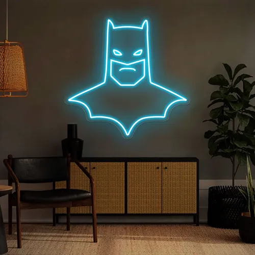 Batman Neon Sign - Webcam Covers Now