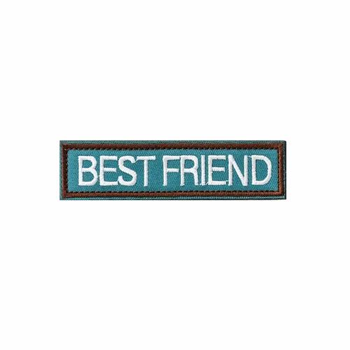 Blue and Brown Best Friend Patch - Webcam Covers Now
