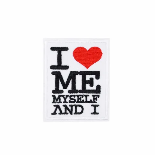 Black and White Me Myself and I Patch - Webcam Covers Now