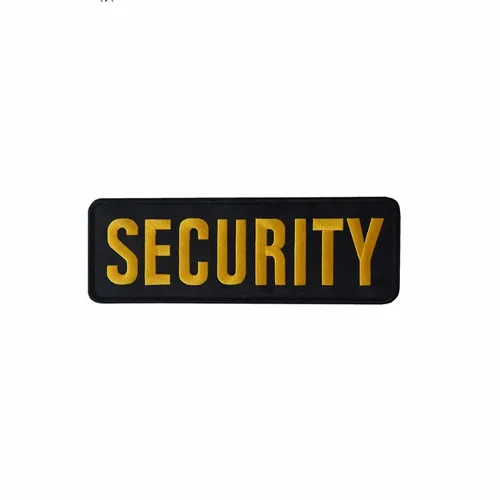 Black and Yellow Security Patch - Webcam Covers Now