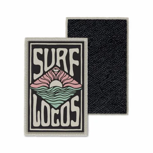 Rectangle Surf Locos Velcro Patch - Webcam Covers Now