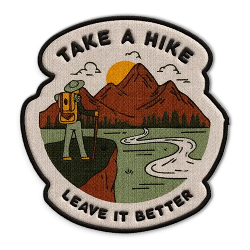 Take A Hike Hat Patch - Webcam Covers Now