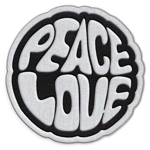 Peace Love Hat Patch - Webcam Covers Now