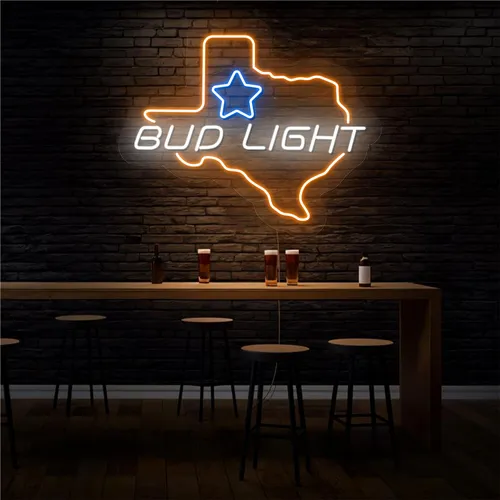 Old West Bud Light Neon Sign - Webcam Covers Now