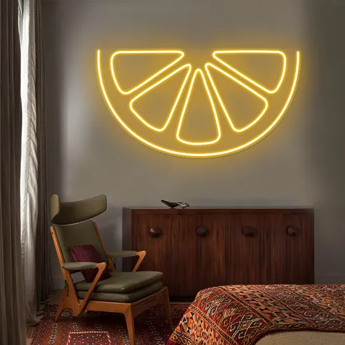 Orange Neon Sign - Webcam Covers Now