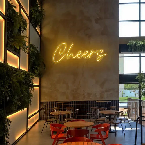 Cheers Neon Signs - Webcam Covers Now