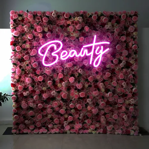 Radiant Beauty Pink Neon Sign - Webcam Covers Now