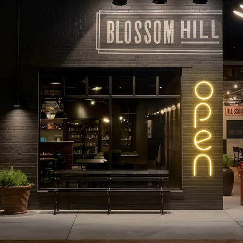 Open Vertical Neon Sign - Webcam Covers Now
