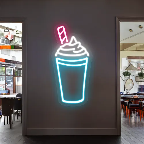 Fizz Glass Neon Sign - Webcam Covers Now