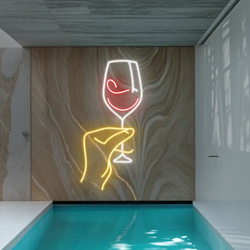 Sassy Glass Neon Sign - Webcam Covers Now