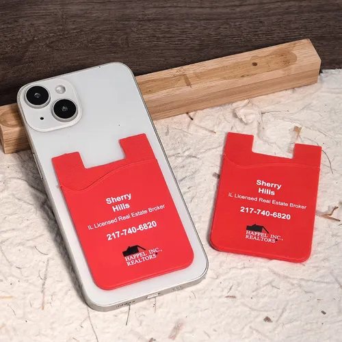 Silicone Phone Wallet Card Holder - Webcam Covers Now