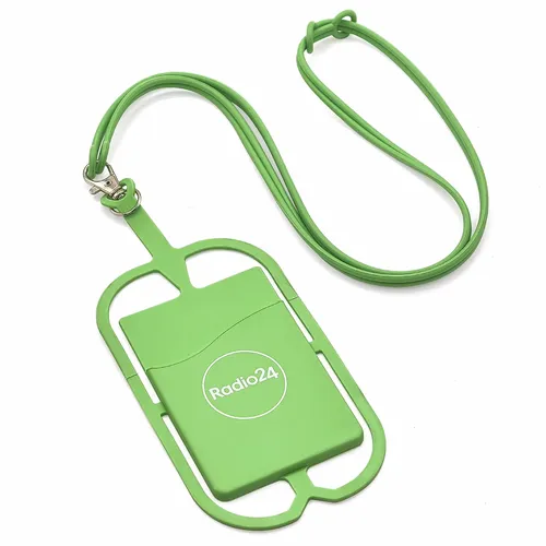 Lanyard Silicone Phone Wallet Holder - Webcam Covers Now