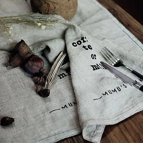 Linen Towels - Webcam Covers Now