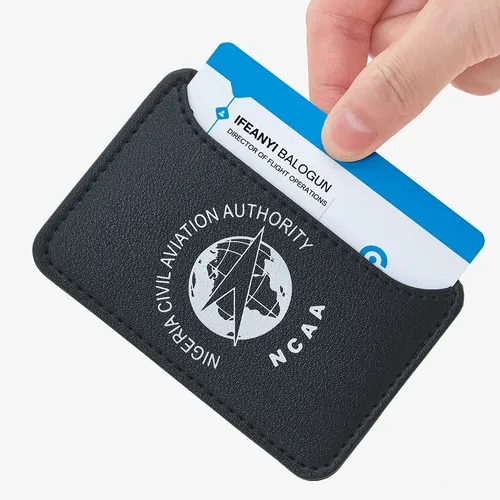 Leather Phone Wallet with Side Slit - Webcam Covers Now