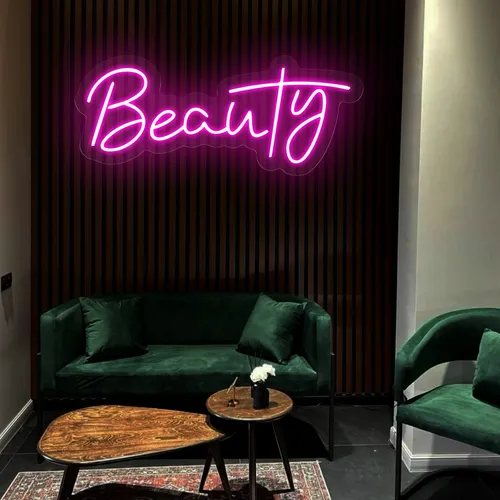 Beauty Neon Sign - Webcam Covers Now