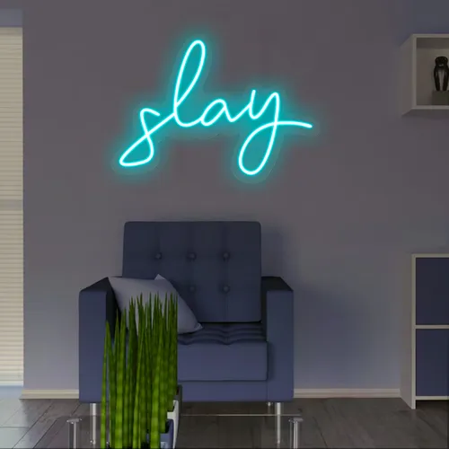 Slay Neon Sign - Webcam Covers Now