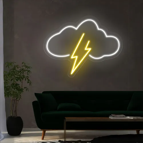 Thundercloud Neon Sign - Webcam Covers Now
