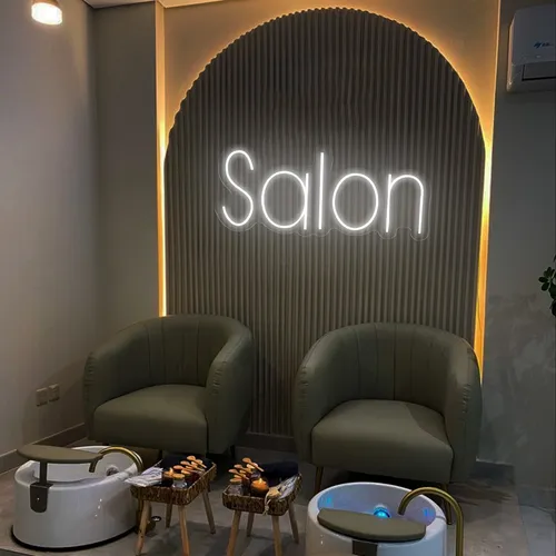 Salon Neon Sign - Webcam Covers Now