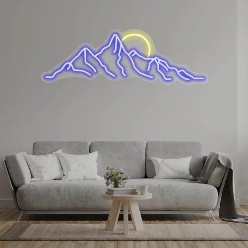 Custom Mountain Neon Signs - Webcam Covers Now
