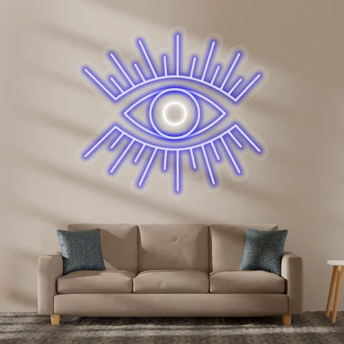Custom Eye Neon Sign - Webcam Covers Now