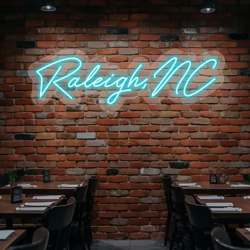 Custom Neon Signs In Raleigh, NC - Webcam Covers Now