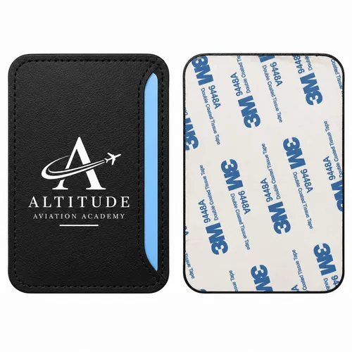 Leather Phone Wallet with Side Slit - Webcam Covers Now