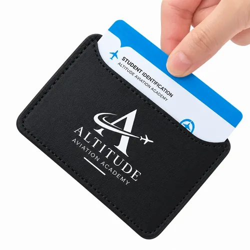 Leather Phone Wallet with Side Slit - Webcam Covers Now