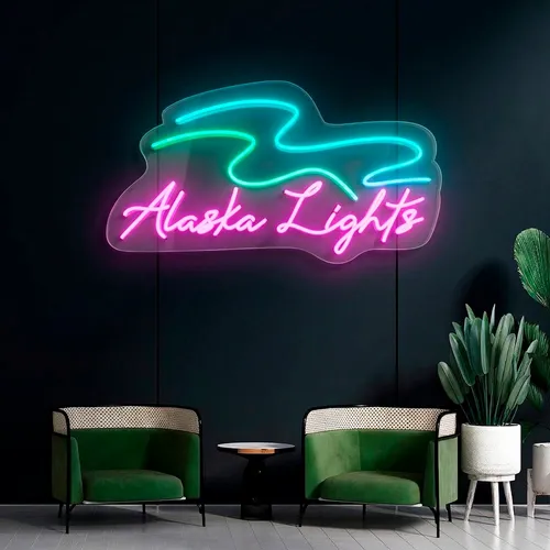 Custom Neon Lights In Alaska - Webcam Covers Now