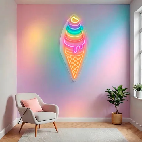Custom Color Changing Neon Signs - Webcam Covers Now