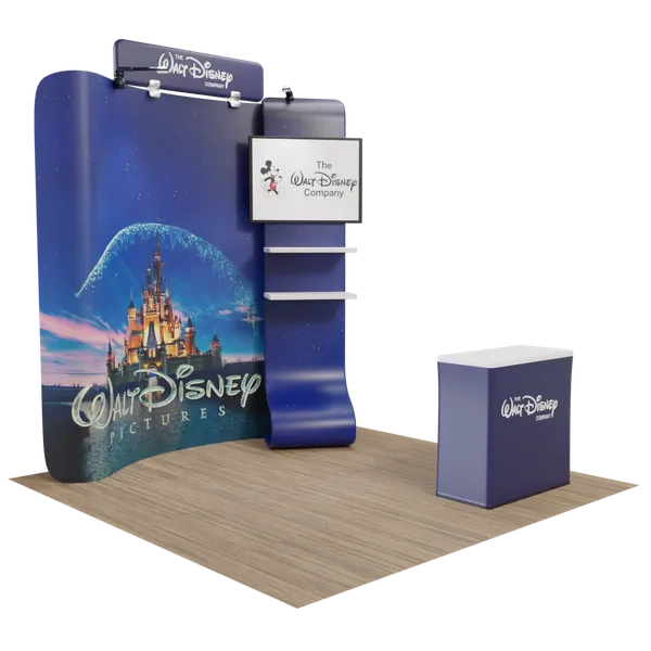 10' x 10' Trade Show Displays - Webcam Covers Now