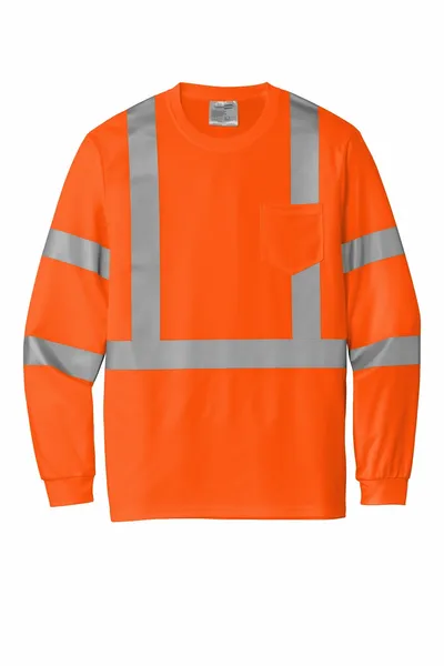 CornerStone ANSI 107 Class 3 Mesh Long Sleeve Tee. CS203 - Webcam Covers Now