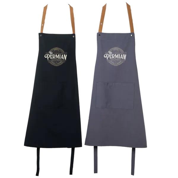 Denim Canvas Custom Made Apron - Webcam Covers Now