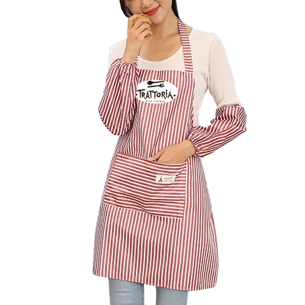 Waterproof Polyester Stripe Apron - Webcam Covers Now