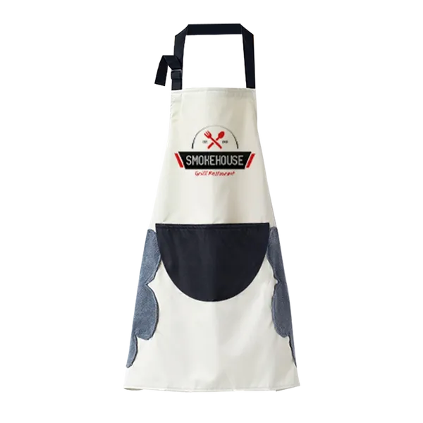 Floral Apron with Hand Wiping Pockets - Webcam Covers Now
