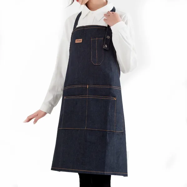 Denim Lanyard Apron - Webcam Covers Now