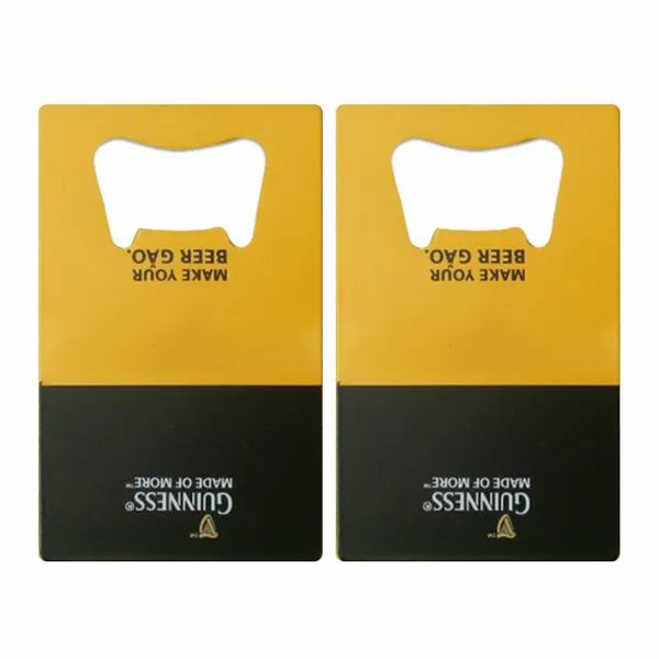 Two-Tone Card Bottle Opener - Webcam Covers Now