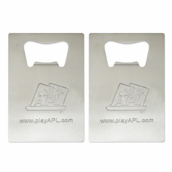 Standard Card Shape Bottle Opener - Webcam Covers Now