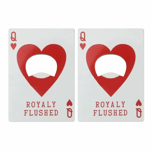 Queen of Hearts Bottle Opener - Webcam Covers Now
