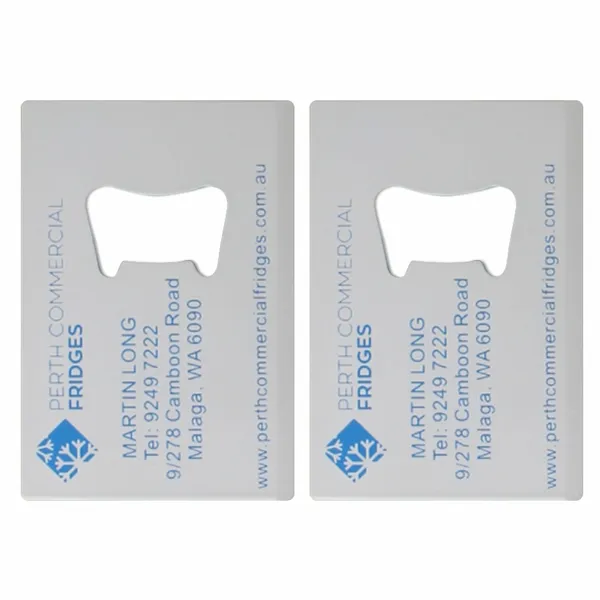 Color Filled Card Bottle Opener - Webcam Covers Now