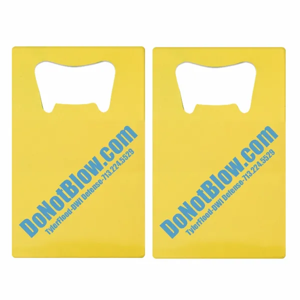 Printed Simple Card Bottle Opener - Webcam Covers Now